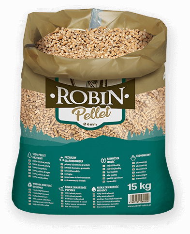 worek pelletu opałowego Robin do kupienia w Gubinie lub sklepie internetowym